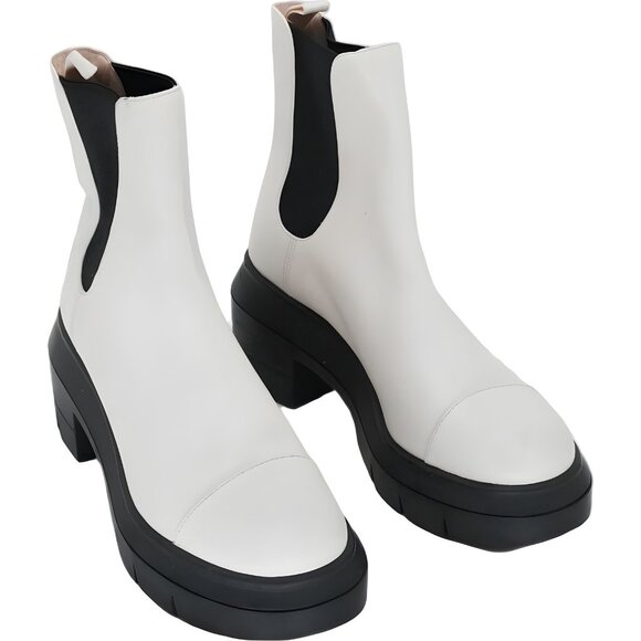 Womens Stuart Weitzman Norah Lug-Sole Chelsea Boots US 6